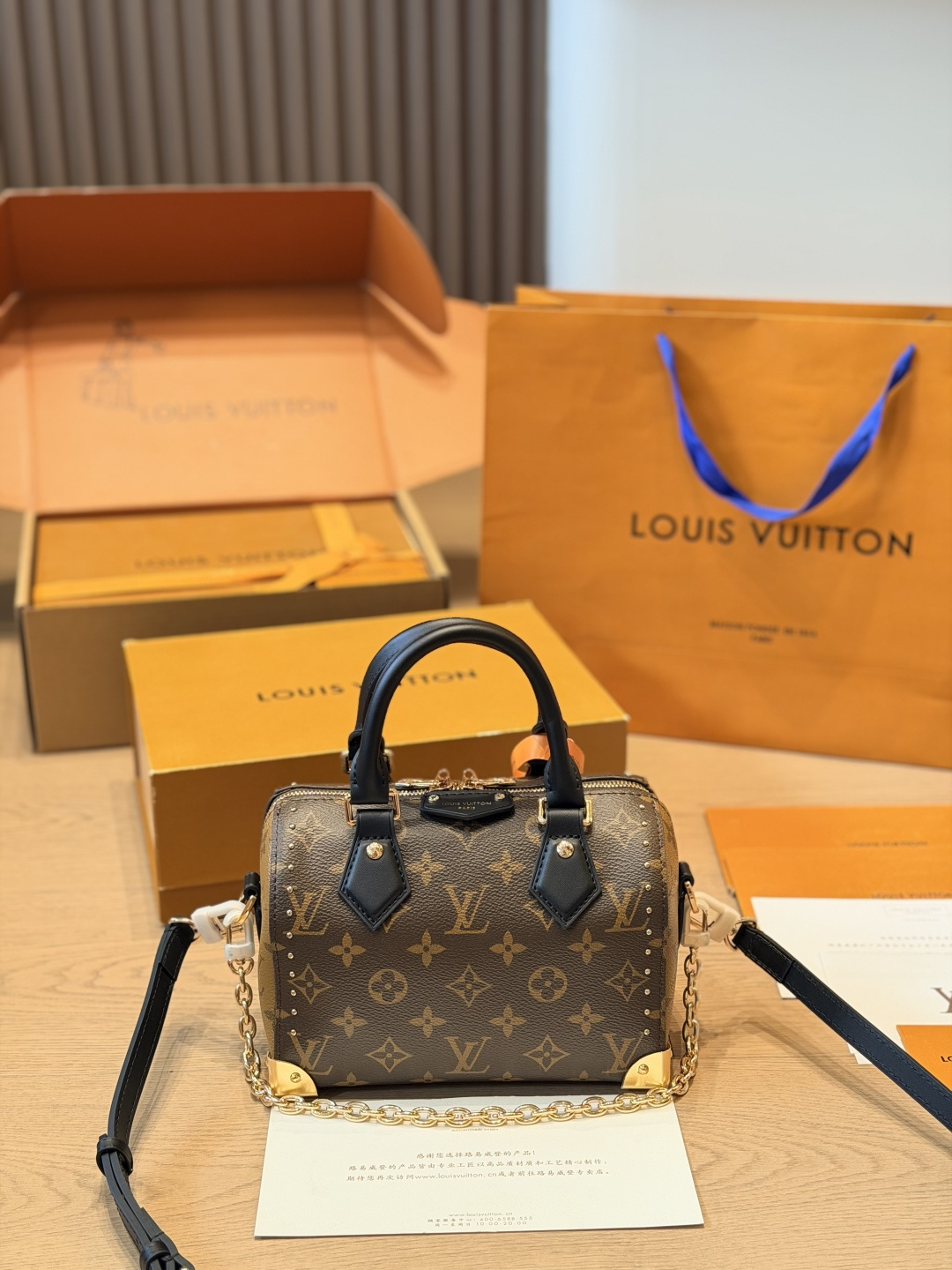 Louis Vuitton LV Speedy Pillow Bag Cowhide Leather